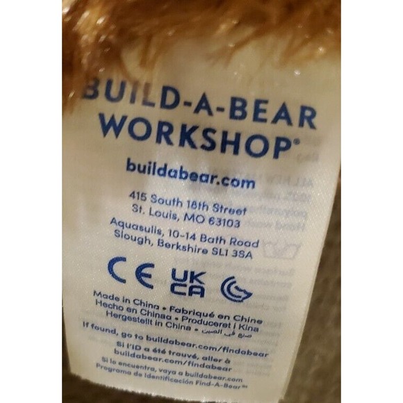 2021 Green Embroidered Eyes BAB Reindeer Pleather Feet 6.5"×12"×14" Plush - Picture 11 of 14